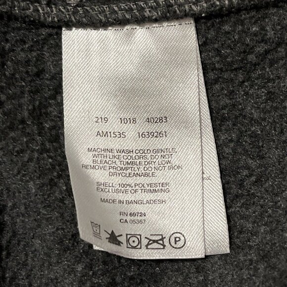 Men's Columbia Fleece Vest SZ XL Gray Full Zip Pockets Casual Logo - Picture 8 of 9